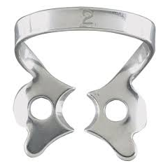 Rubber Dam Clamp Molar Clmps Winged N2