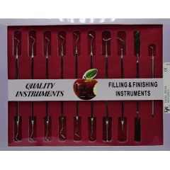 FILLING AND FINISHING  HAND INSTRUMENTS SET OF 10 PCS
