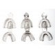 IMPRESSION TRAY  PARTIAL /DENTURE SET OF 6 PCS WITH RETENTION RIM