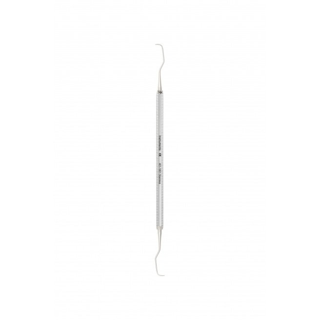 Gracey Standard Curette, 1/2 Slight contra-angle for anterior incisors       and canines