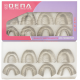 IMPRESSION TRAY FULL/DENTURE SETOF 8 PCS WITH RETENTION RIM