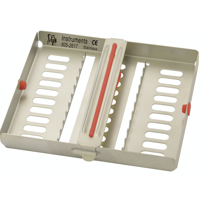 Cassette pour instruments 185x140x20 blue