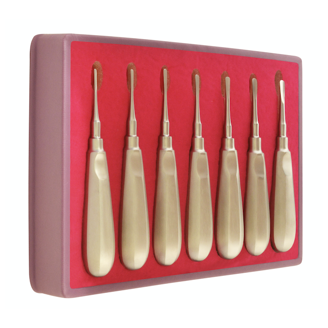 ELEVATOR LUXATER STRAIGHT  SET OF 7 PCS