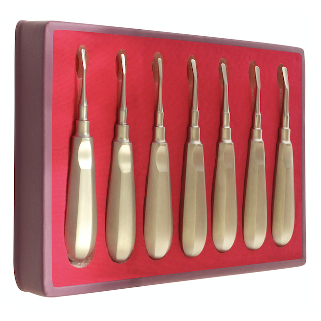 ELEVATOR LUXATER CURVED  SET OF 7 PCS