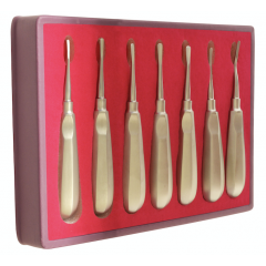 ELEVATOR LUXATER STREIGHT AND CURVED  SET OF 7 PCS