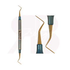 PÉRIOTOME - Postérieur - Manche creux - plaqué titane - Double PÉRIOTOME - Postérieur - Manche creux - plaqué titane - Double