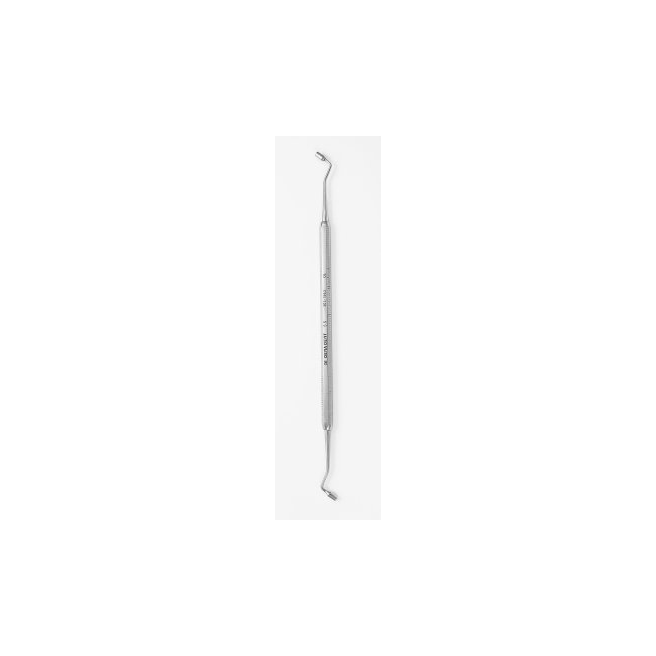 Fouloir amalgame 2,4 & 2,8 mm avec pointe lisse